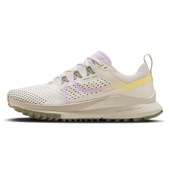 Nike React Pegasus Trail 4 Size 8.5 Women Running Shoe Tan Purple FZ5060-095 NEW - Picture 2 of 6